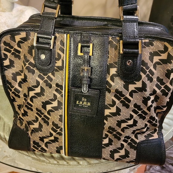 L.A.M.B. Oxford Logo 3 Compartment Zip Bag by Gwen Stefani #169 - Picture 6 of 17